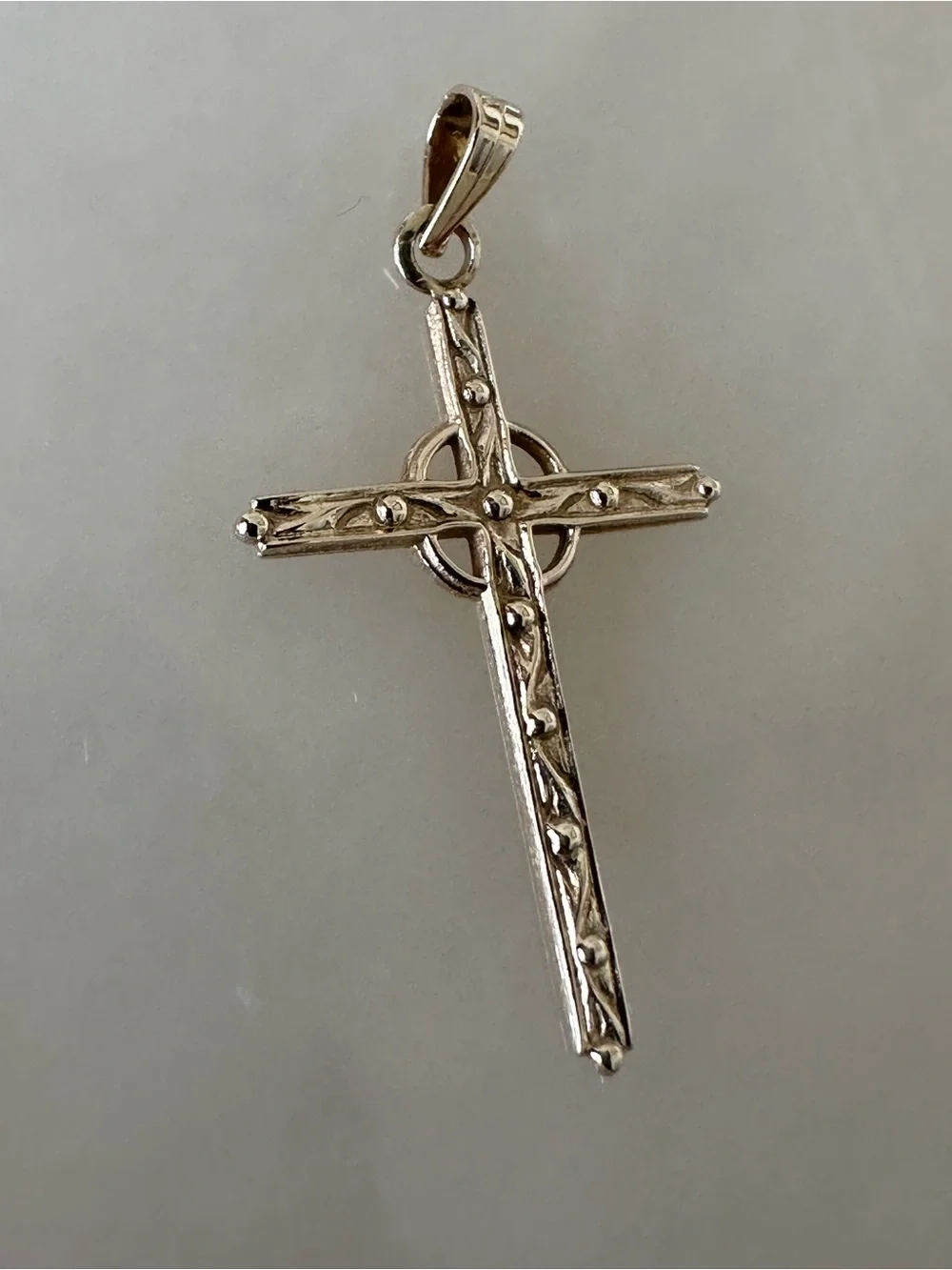 14k Solid Gold Cross - Picture 5 of 7